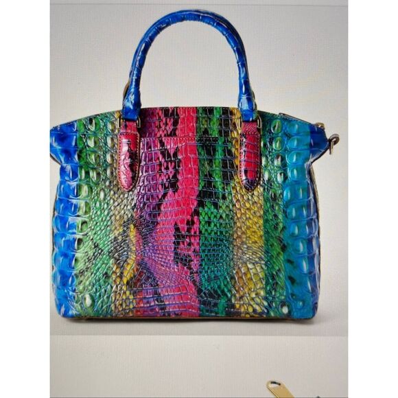 NWT Brahmin Duxbury Satchel Multi Lightwave Melbourne - Picture 3 of 6